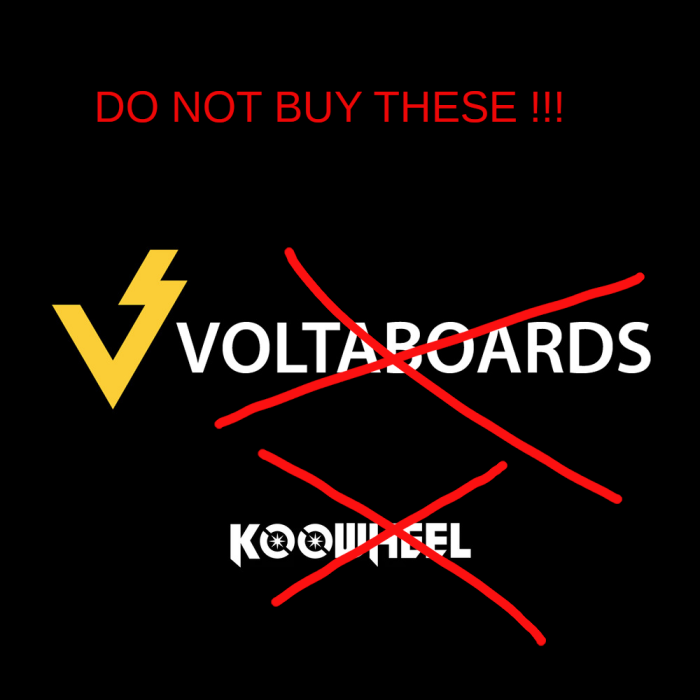 Avoid Koowheel and Voltaboards.nl